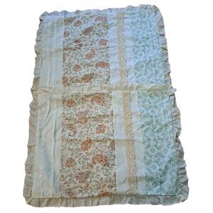 Cottagecore Ruffled Pillow Shams Set Of 2 Standard Crochet Lace Madison Park